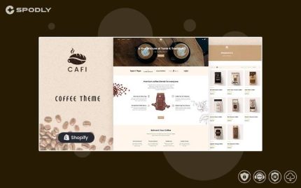 Cafi - Coffee Shop & Cafés Responsive Shopify