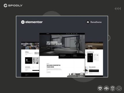 D’Interior – Interior Design Elementor Pro Full Site Template Kit