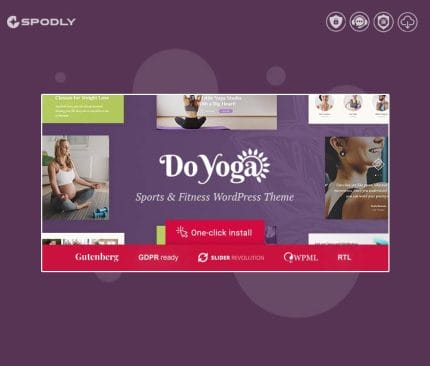 Do Yoga - Fitness Studio & Pilates Club WordPress Theme