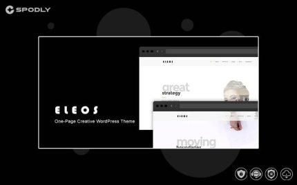 Eleos - One-Page Creative WordPress Theme