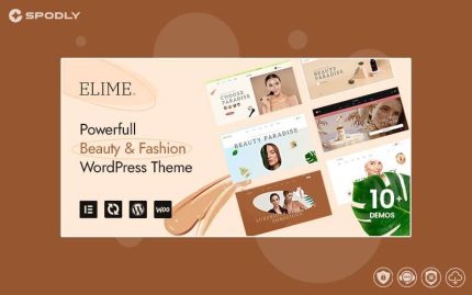 Elime - Multipurpose Cosmetics & Fashion WordPress Theme