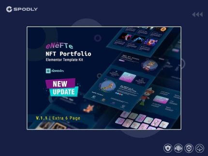 Enefte-NFT-Portfolio-Elementor-Template-Kit.