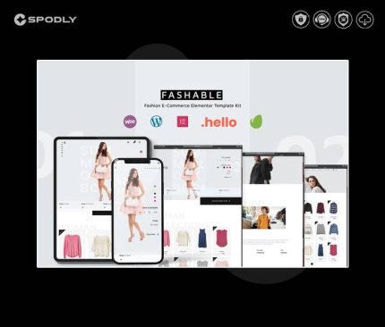Fashable – Stylist eCommerce Elementor Template Kit