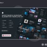 Fire Monkey – Music Band & Musician Elementor Template Kit
