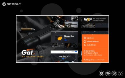 Gat - Gun & Weapon Store WordPress Theme