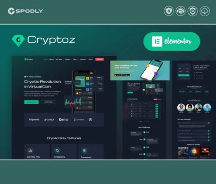 Gpl-Cryptoz-–-Cryptocurrency-Landing-Page-Elementor-WordPress-Theme