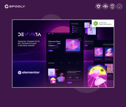 Gpl-Devvata-–-NFT-Portfolio-Elementor-Template-Kit