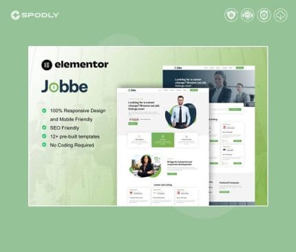 Gpl-Jobbe-Job-Listing-Recruitment-Agency-Elementor-Template-Kit