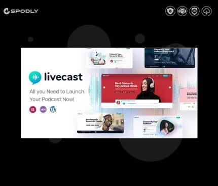 Gpl-Livecast-Podcast-Theme-WP