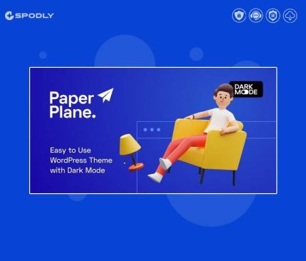 Gpl-Paper-Plane-Modern-WordPress-Blog-Theme
