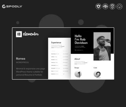 Gpl-Romea-Personal-Portfolio-WordPress-Theme