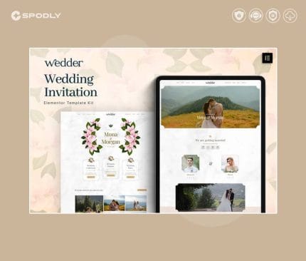 Gpl-Wedder-–-Wedding-Invitation-Elementor-Template-Kit