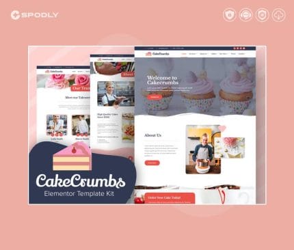 GplCakecrumbs-Bakery-Elementor-Template-kit