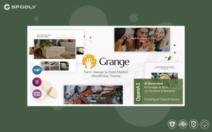 Grange - Farm, Organic Food & Agriculture WordPress Theme