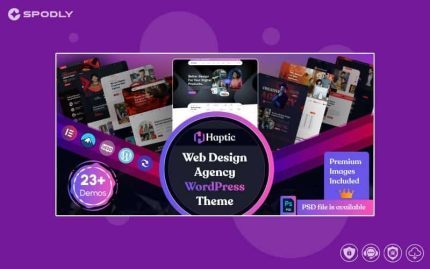 Haptic - Web Design Agency WordPress Theme