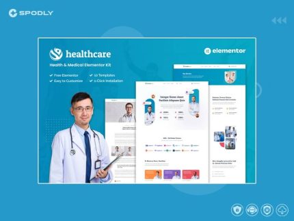 Healthcare - Health & Medical Elementor Template Kit