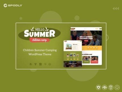 Hello Summer Children Camp WordPress Theme