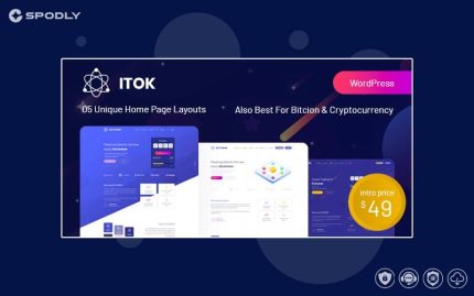 ITok - ICO and Cryptocurrency WordPress Theme