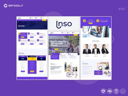 Inso - Insurance Business Elementor Template Kit