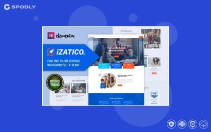 Izatico Marketing and Publishing Companies WordPress Theme