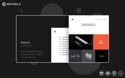 Kapena - Minimal Portfolio WordPress Theme