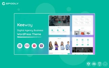 Keeway - Digital Agency One page WordPress Theme