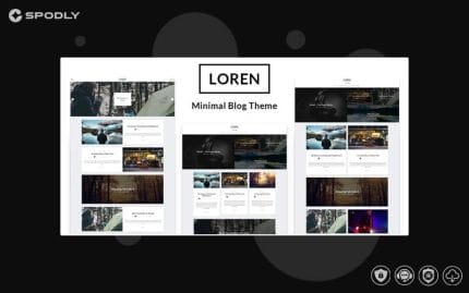 Loren-Minimal-Blog-WordPress-Theme