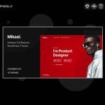 Mikael - Modern & Creative CVResume WordPress Theme