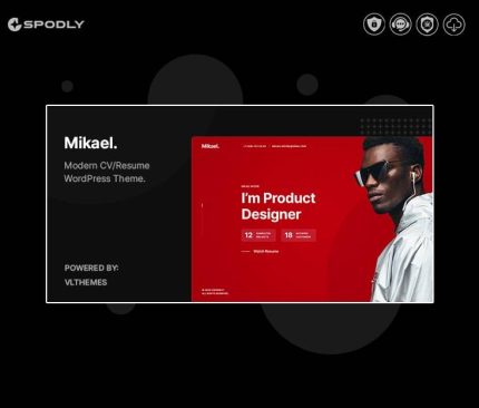 Mikael - Modern & Creative CVResume WordPress Theme