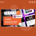 Miker – Movie and Film Studio WordPress Theme