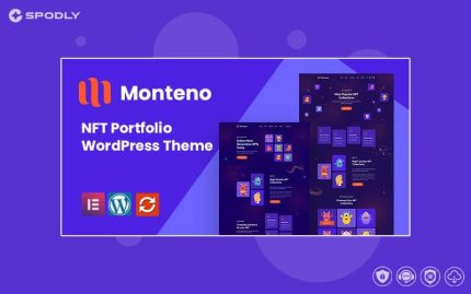 Monteno-NFT-Portfolio-WordPress-Theme