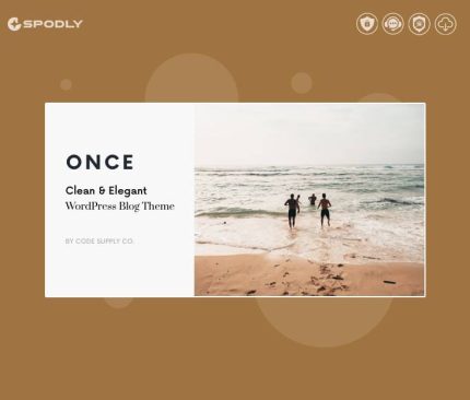 Once - Clean & Elegant WordPress Blog Theme