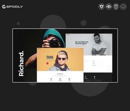 Richard – Onepage Personal WordPress Theme