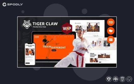 Tiger Claw | Martial Arts School and Fitness Center WordPress Theme