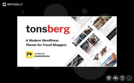 Tonsberg – A Modern WordPress Theme for Travel Bloggers