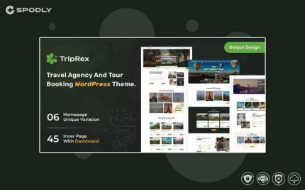 TripRex - Travel Agency and Tour Booking WordPress Theme
