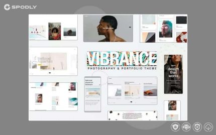 Vibrance Product & Event Photography Theme Wordpress