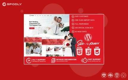 Wedda – Wedding Planner WordPress Theme