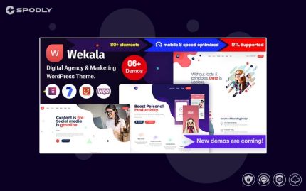 Wekala - Digital Agency & Marketing WordPress Theme