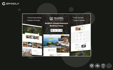 Woldlife – Animals Responsive WordPress Theme