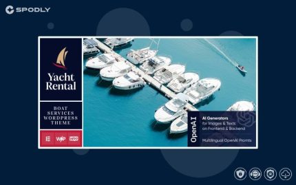 Yacht Rental - Boat Services WordPress Theme