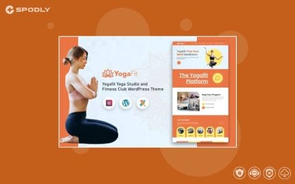 Yogafit Yoga Studio and Fitness Club WordPress Theme