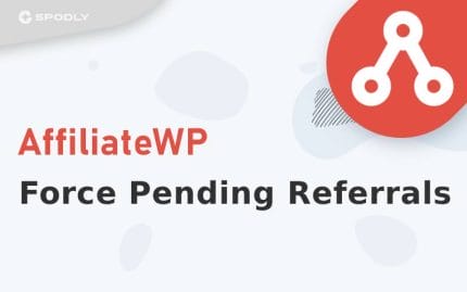 AffiliateWP - Force Pending Referrals