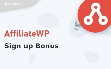 AffiliateWP - Sign up Bonus