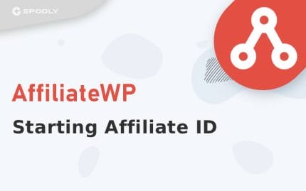 AffiliateWP - Starting Affiliate ID