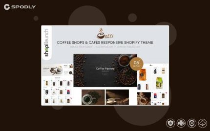 Coffi - Coffee Shops & Cafés Responsive Shopify Theme