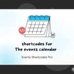 Events Shortcodes Pro