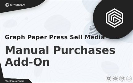Graph Paper Press Sell Media - Manual Purchases Add-On