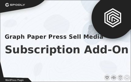 Graph Paper Press Sell Media - Subscription Add-On
