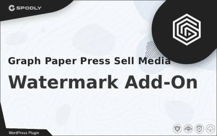 Graph Paper Press Sell Media - Watermark Add-On